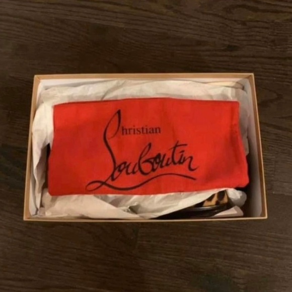 Nwt: Christian Louboutain prorata 90 leopard print size 37 - Picture 4 of 4